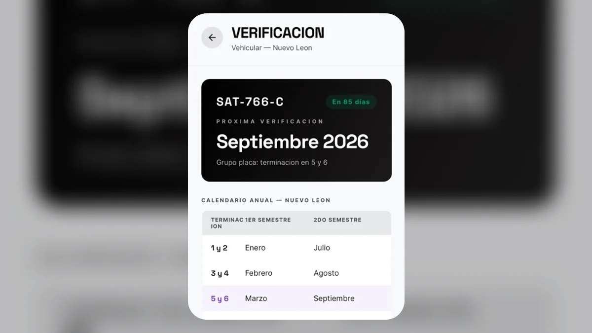 Verificación vehicular en Nuevo León: cómo confirmar requisitos vigentes